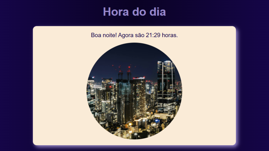Hora do dia